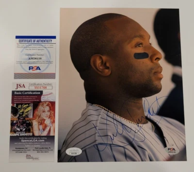KIRBY PUCKETT Signed 8x10 Photo-HOF-MINNESOTA TWINS-PSA-JSA-Authenticated - Image 1 of 4
