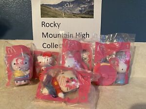 Vintage Hello Kitty 2004 McDonald’s Happy Meal Toys Lot Of 5 Sealed