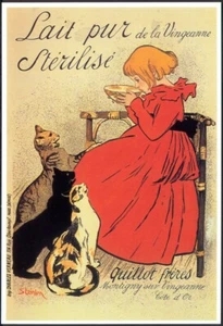 Moderne Postkarte: LAIT PUR STERILISE Retro Reklame. Mayfair, Ref FC308. Versandkostenfrei - Bild 1 von 1