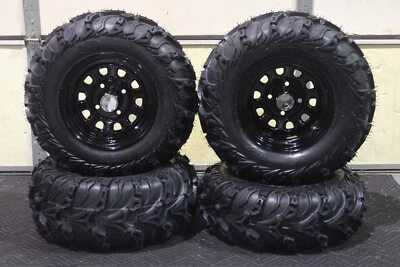 YAMAHA BIG BEAR 350 25 «США ITP MUD LITE II ATV ШИНЫ И ITP ЧЕРНЫЙ КОЛЕСНЫЙ КОМПЛЕКТ SRAD - Изображение 1 из 4