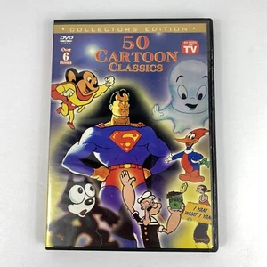 50 CARTOON CLASSICS on DVD Casper, Popeye, Superman, Elmer Fudd, Porky Pig, More - Picture 1 of 11