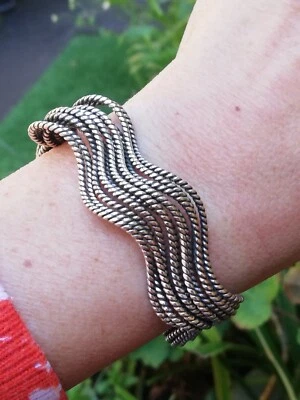 Bracelet en argent 925 Jonc silver bracelet - Photo 1/4