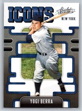 2021  Panini Absolute Icons #I-2 Yogi Berra NY Yankees HOF