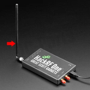 Czarna antena teleskopowa Ant500 75MHz-1GHz do radia definiowanego programowo HackRF One - Zdjęcie 1 z 6