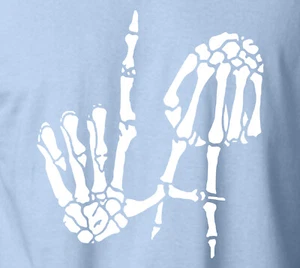 Camiseta L.A. SKELETON HANDS S-6XL de los Angeles Lakers Skull on S-6XL - Imagen 1 de 14