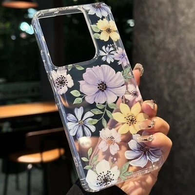 For Moto G Stylus 5G (2025)/G Power (2025)/G (2025) Floral Pattern Clear Case - Image 1 of 4