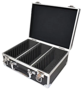 Guardhouse Aluminum Storage Box for 36 Certified Display Slabs, Black w/ Handle - Picture 1 of 3