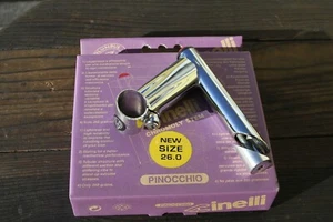 Cinelli Pinocchio 1" piuma stelo acciaio 90mm NOS 26.0 morsetto - Foto 1 di 8