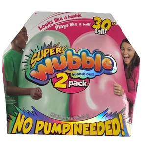 Assortimento di palline Wubble Super Wubble Bubble - confezione da 2 pezzi - Foto 1 di 3