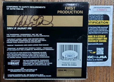 Nice Autographed Dale Earnhardt Sr 1992 Racing Champions Diecast JSA 1/64 Nascar - Image 1 of 4