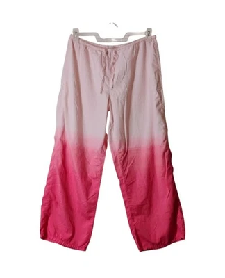 Pantalones de salón Alfani Intimates rosa ombre cordón cintura talla grande 100 % algodón Foto 1 de 4