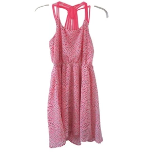 Japna Kids Summer Dress Size 12 Floral Bright Orange Sleeveless, Strappy Back - Picture 1 of 4