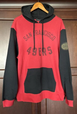 Sudadera con Capucha San Francisco 49ers Comida Chatarra Para Hombres XL Roja/Negro 🏈NFL NUEVA CON ETIQUETAS Foto 1 de 4