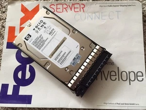 AJ872A 495808-001 AJ872B HP 600GB 15K 4gbit EVA FIBRE CHANNEL M6412A FESTPLATTE - Bild 1 von 2