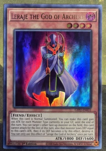 Learaje El Dios del Tiro con Arco - Yugioh 1ª Edición GFP2-EN031 - Casi Como Nuevo - Imagen 1 de 2