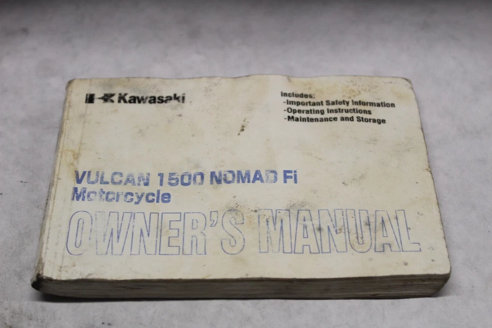 99987-1064 РУКОВОДСТВО ПОЛЬЗОВАТЕЛЯ KAWASAKI VULCAN 1500 NOMAD VN1500-L3 - Изображение 1 из 4