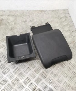 BMW 5 E39 Arm Rest Center Console Black Leather Armrest With Lid 8196936 806219 - Picture 1 of 24