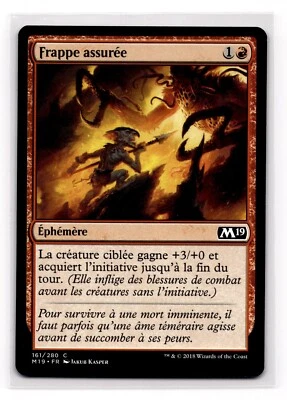 MTG Sure Strike #161M19 Magic 2019 Core Set Frappe assurée French - Image 1 of 2