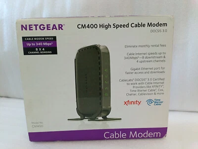 Netgear CM400 High Speed Cable Modem DOCSIS 3.0  - Image 1 of 4