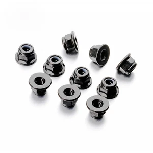 M4 Nylon Lock Wheel Nut for Traxxas TRX4 Axial SCX10 Tamiya WLtoys 1/10 RC Car - Picture 1 of 5