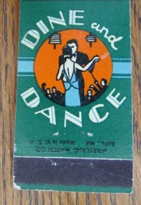 DETROIT, MICHIGAN MATCHBOOK COVER: VICTOR'S CAFE EMPTY 1940s MATCHCOVER -D - Picture 1 of 3
