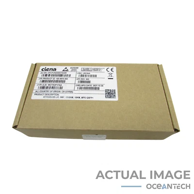 NEW Ciena 160-9504-900 4x10GBASE-LR 40G SMF 1310nm 10km MPO QSFP+ Transceiver - Image 1 of 4