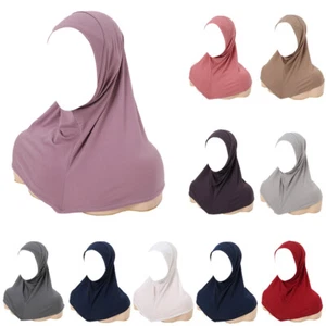 Cuadro Sombrero Sombrero Hijab Sombrero Tirar Instantáneo Listo Bufanda en la Cabeza - Imagen 1 de 29