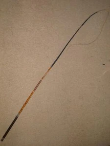 Victorian Holly Driving Whip W/ Pigskin Handle & Hallmarked Silver 1899-R Wallis - Picture 1 of 12