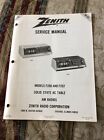 Zenith Service Manual Model F260 & F262 Table AM Radios