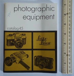 Leitz Leica Fotoausrüstung 1972 Katalog 45 Kameras Objektive Filter - Bild 1 von 3