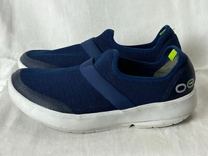 Oofos Womens OOmg Q1-1312020-3 Navy Blue Casual Shoes Sneakers Size 7 - Picture 1 of 10