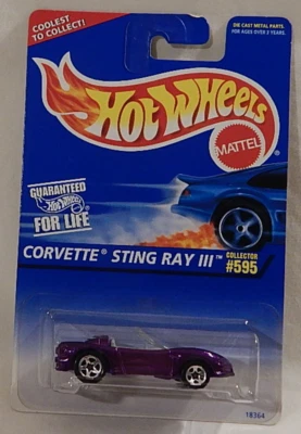 Corvette Sting Ray III Concept Hot Wheels Mainline 1997-595 retirado 2007 Foto 1 de 4