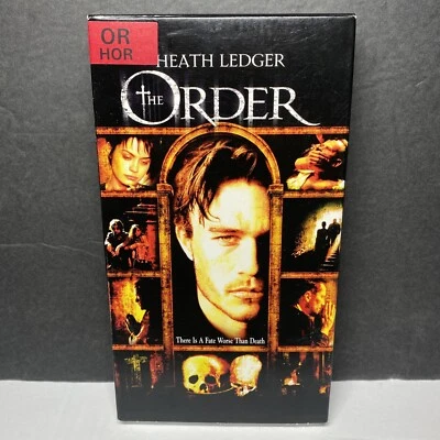 The Order VHS 2003 Heath Ledger 20th Century Fox Brian Helgeland Horror Cult Foto 1 de 4