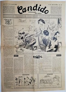 Candido settimanale del sabato anno II numero 14 - 7 Aprile 1946 - Imagen 1 de 3