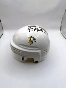 JOE MULLEN Pittsburgh Penguins SIGNED Autograph Hockey Mini Helmet JSA COA - Picture 1 of 4