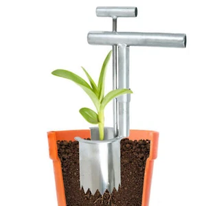 Bulb Planter Tool, Stainless Steel Transplanter,Plant Tree Seedling Digging Tool - Picture 1 of 12