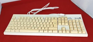 Château Risc PC/A7000 Clavier (Chicony KB-2966) Avec Acorn & Ctl Logos - Imagen 1 de 9