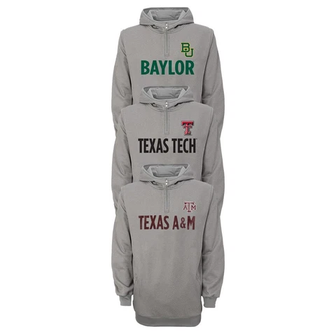 NCAA 1/4 Zip Hooded Team Logo Track Jacket Collection Youth (S-XL) Cover