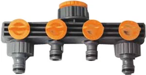 RUBINETTO DA 1" E RIDUZ. PER IL 3/4 DISTRIBUTORE 4 VIE CON ATTACCO RAPIDO - Foto 1 di 1