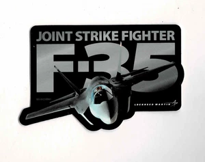 LOCKHEED MARTIN F-35 JSF JOINT STRIKE FIGHTER STICKER NOS - Picture 1 of 1