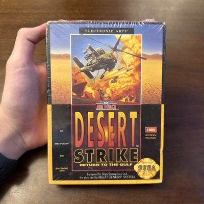 Brand New - Desert Strike Return To The Gulf (Sega Genesis) Factory Sealed - Image 1 of 4