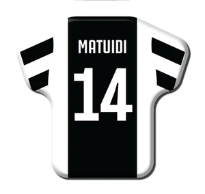 Calamita Simile a T-Shirt Calcio Stagione 2017/2018 Juve 14 Blaise Matuidi - Picture 1 of 9