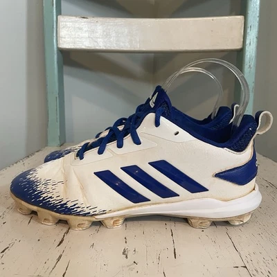 Adidas Niños Afterburner Béisbol Fútbol Zapato Botines Talla 4.5 Azul Juvenil Foto 1 de 4