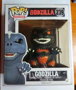 FUNKO POP 🐸GODZILLA BURNING 239 6" Exclusive NYCC VINYL 🐸with Protector 6 Inch - Picture 1 of 14