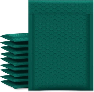 Bubble Mailers 6X10 Inch Green 50 Pack Padded Envelopes Small Business Mailing P - Picture 1 of 7