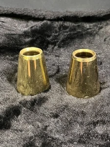 VINTAGE BALDWIN BRASS CANDLE FOLLOWERS  - Bild 1 von 5