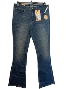 Signature By Levi Strauss Totally Shaping Bootcut Women’s Jeans Size 16 Blue Den - Picture 1 of 8