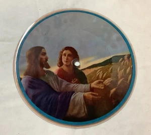 Vintage 7” 45 RPM vinyl record Visitone Nearer, My God, To Thee Picture Disc - Picture 1 of 2