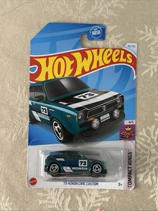 2024 Hot Wheels 73' Honda Civic Custom Compact Kings 4/5.   - Bild 1 von 3