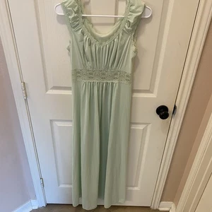Vintage Shadowline Womens Night Gown And Night Gown Cover Size Small - Picture 1 of 10